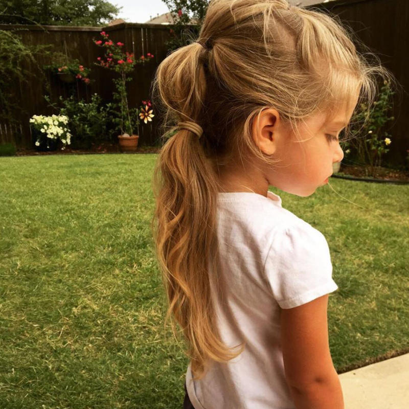 1. Basic ballet bun, 2. Half up half down, 3. Layered/bubble ponytail, 4. Fishtail braid, 5. Double dutch braid