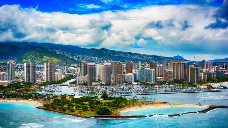Skyline Aerial of Honolulu Hawaii 49. Massachusetts, 48. New Jersey, 47. Hawaii, 46. California, 44. Washington, 43. Connecticut, 42. Colorado, 41. Utah, 39. Alaska, 38. Minnesota, 37. Rhode Island, 36. New York, 34. Illinois, 33. Oregon, 32. Vermont, 31. Arizona, 29. Pennsylvania, 28. North Dakota, 27. Wisconsin, 26. Nevada, 24. Wyoming, 23. Georgia, 22. Idaho, 21. Iowa, 19. South Dakota, 18. Maine, 17. Florida, 16. Michigan, 14. Montana, 13. North Carolina, 12. Ohio, 11. Missouri, 9. South Carolina, 8. Oklahoma, 7. Kentucky, 6. New Mexico, 4. Louisiana, 3. Arkansas, 2. West Virginia