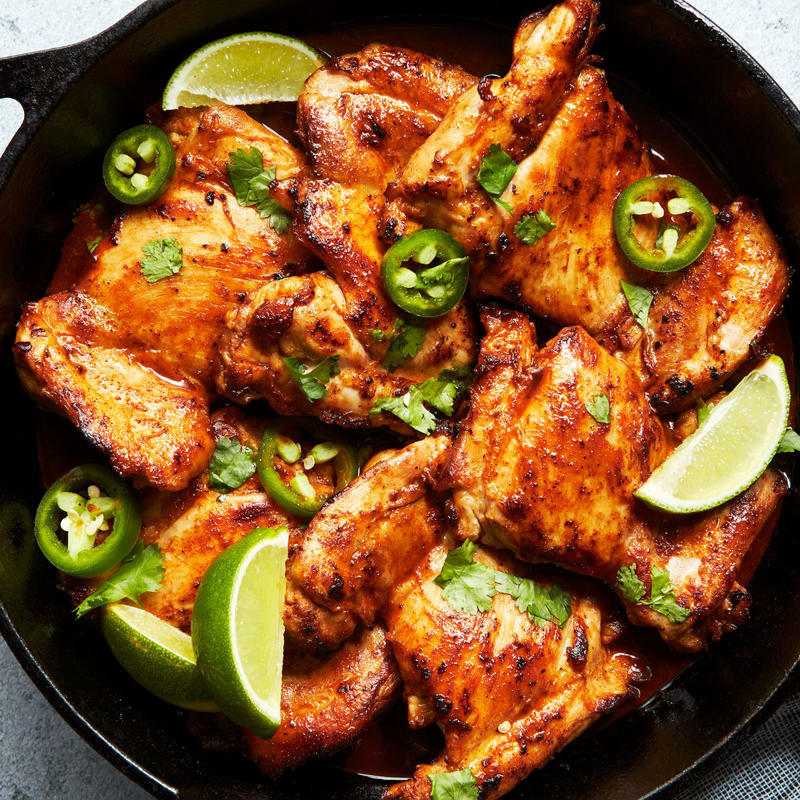 Brown Sugar Salmon, One-Pot Baked Risotto With Blistered Tomatoes & Burrata, Sheet-Pan Roasted Red Onion Chicken, Lunch Lady Sheet-Pan Pizza, Stuffed Peppers, Harvest Caesar Salad, Chicken Quesadillas, Dirty Martini Steak Frites, Creamy Butternut Squash Orzo, Smash Burger Tacos, Steak With Bourbon Garlic Cream Sauce, Black Bean Sweet Potato Taco Skillet, Veggie Burgers, Pad See Ew, Chicken Fajita Casserole, Cauliflower Tacos, Sesame Tofu & Broccoli, BBQ Sheet-Pan Chicken, Cobb Salad, Bánh Mì Turkey Burgers, Sheet-Pan Roasted Halloumi & Broccolini, Creamy Peanut-Lime Chicken With Noodles, Mediterranean Pizza, Burger Bowls, Summer Roll Bowl, Marry Me Chicken, BBQ Chicken Skillet Pizza, Creamy Sun-Dried Tomato Salmon & Orzo, Chicken Tacos, Surf 'n' Turf Foil Packs, Mediterranean Stuffed Meatballs, Lobster Ravioli, Sheet-Pan Tikka Masala, Ground Beef Stir-Fry Teriyaki Bowls, Baked Salmon, Creamy Feta & Tomato Chicken, Vegetable Curry, Detroit-Style Pizza, Tequila-Lime Chicken Thighs, Coconut Chickpea & Sweet Potato Curry, Carnitas, Taco Gnocchi Bake, Sushi Bake, Sushi Bowls, Steak & Potato Skillet, Perfect Chicken Alfredo, Coconut Braised Cabbage, Miso Salmon & Farro Bowl, Chicken Broccoli Alfredo Pizza, Enchilada Stuffed Shells, Cabbage Parmesan, Sheet-Pan Garlicky Shrimp & Veggies, Thai-Inspired Basil Beef Bowls, Peruvian-Style Chicken With Green Sauce, Buffalo Chicken Parm, One-Pan Tuna Pasta, Za'atar Sheet Pan Chicken, Pizza Orzo, Baked Feta Pasta, Pad Thai, Creamy Tomato Vegan Pasta, Cacio E Pepe, Thai-Style Red Curry Meatballs, Air Fryer Beef & Broccoli, Brie Spaghetti, Green Chile Chicken Skillet Enchiladas, Feta & Herb-Crusted Salmon, Orange Chicken, Sheet-Pan Harissa Chicken & Sweet Potatoes, Linguine With Clams, Dragon Roll, Butter Chicken, Cheesy Chorizo, Chickpea & Crispy Rice Skillet, Roasted Red Pepper Shrimp Linguine, One-Pan Greek Chicken Drumsticks, Garlic-Parm Gnocchi, Extra Lemony Seitan Piccata, Salmon & Potato Skillet, Caprese Chicken & Polenta Bake, Coconut Curry Salmon