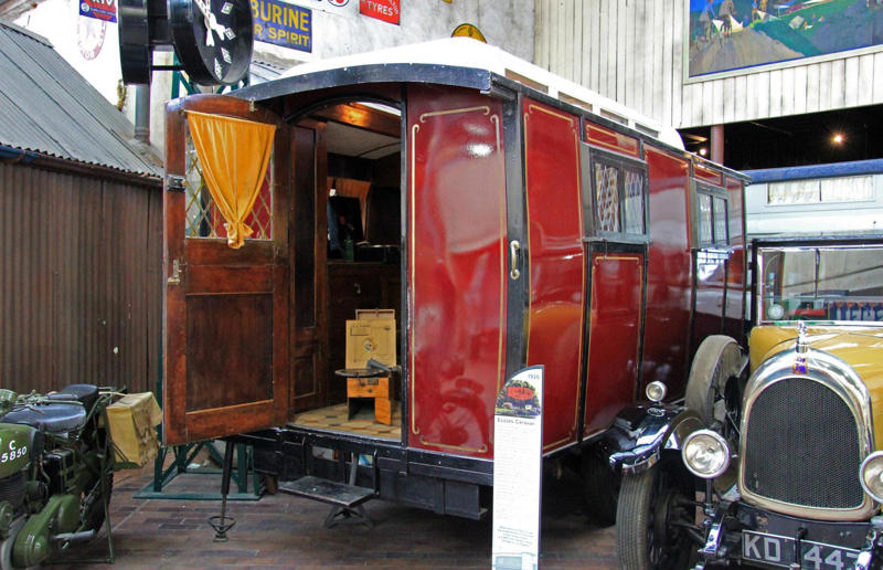 Eccles Caravan: posh interior Gorgeous trailers and motorhomes from yesteryear, Romani and Irish Traveller vardos, Vardo RV inspiration, The Wanderer: inspiration for the world's first RV movement, Ford Model T Motor Caravan: exquisite renovation, Eccles Caravan (1926): the world's first mass-manufactured trailer, Eccles Caravan: fine craftsmanship, Eccles Caravan: posh interior, Pierce-Arrow Fleet Housecar (1928): luxury custom motorhome, Pierce-Arrow Fleet Privateer Housecar: wow-factor status symbol, Home from Home: cottage on wheels, Airstream Clipper: the battle for production, Airstream Clipper: impressive amenities, Shasta Airflyte: America's one-time most popular trailer
