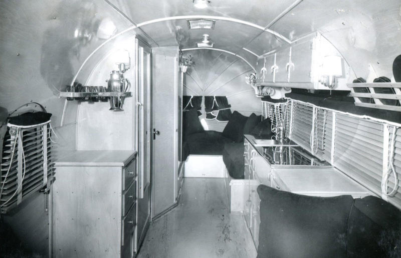 Airstream Clipper: impressive amenities Gorgeous trailers and motorhomes from yesteryear, Romani and Irish Traveller vardos, Vardo RV inspiration, The Wanderer: inspiration for the world's first RV movement, Ford Model T Motor Caravan: exquisite renovation, Eccles Caravan (1926): the world's first mass-manufactured trailer, Eccles Caravan: fine craftsmanship, Eccles Caravan: posh interior, Pierce-Arrow Fleet Housecar (1928): luxury custom motorhome, Pierce-Arrow Fleet Privateer Housecar: wow-factor status symbol, Home from Home: cottage on wheels, Airstream Clipper: the battle for production, Airstream Clipper: impressive amenities, Shasta Airflyte: America's one-time most popular trailer