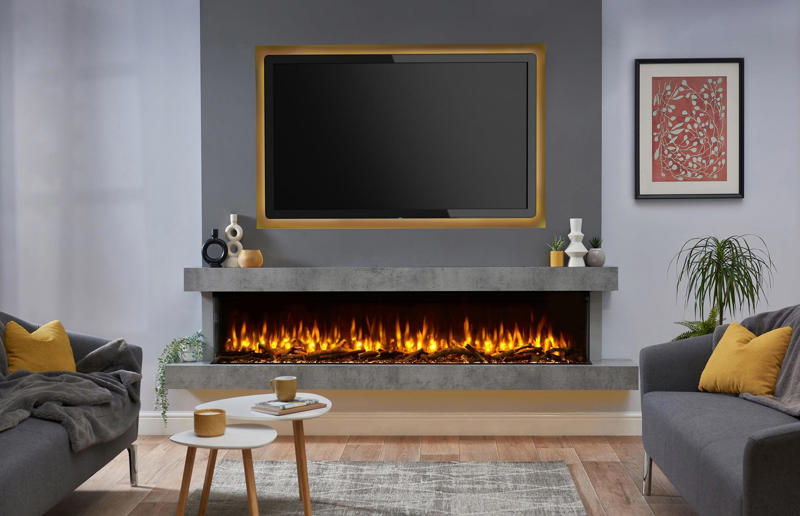 Mounting a TV above a fireplace What not to do with your home gadgets, Not replacing range hood filters, Mounting a TV above a fireplace, Abandoning the iron, Ignoring a loose oven door seal, Ignoring rust on dishwasher tines, Not caring for the washing machine, Overlooking washing machine mechanisms, Not cleaning the blender immediately, Grilling with the door closed, Failing to descale the kettle, Opening the microwave door during cooking, Ignoring broken fridge gaskets, Overlooking air-conditioning filters, Overloading appliances, Forgetting about the hairdryer, Neglecting the freezer, Abandoning refrigerator coils, Misusing the garbage disposal, Overlooking the showerhead, Leaving the microwave switched on