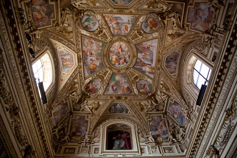 Santa Maria in Trastevere Sant'Ivo alla Sapienza, Galleria Doria Pamphilj, Villa Doria Pamphilj, Colosseum, Ancient Pharmacy of Santa Maria della Scala, MAXXI Rome, Capitoline Museums, Palatine Hill, Jubilee Church, San Zeno Chapel at Santa Prassede, Domus Aurea, Vespa Sidecar Tour, Urban Rafting on Rome's Tiber River, Mercato di Campagna Amica del Circo Massimo, Villa Farnesina, Janiculum Hill, Pantheon, Santa Maria in Trastevere, Santa Maria del Popolo, Le Domus Romane di Palazzo Valentini, Palazzo Massimo, The Vatican Necropolis (Scavi) Tour at St Peter’s Basilica, Baths of Caracalla, Villa d'Este, Quartiere San Lorenzo