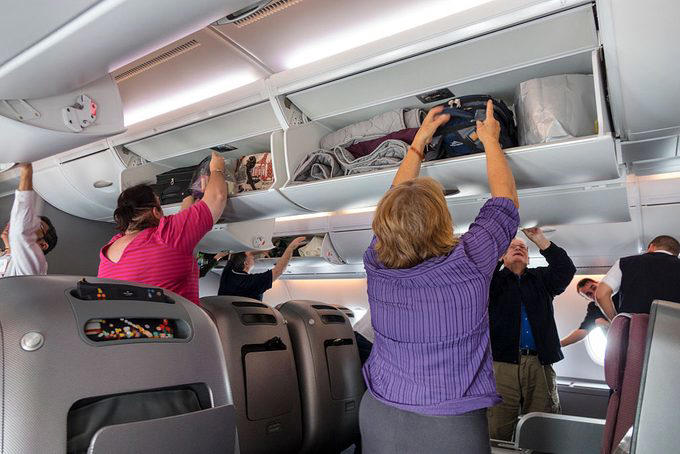 The dos and don’ts of flying, Enforcing the rules for other passengers, Organizing the overhead bins, Tugging their sleeve to get their attention, Asking them to fill your reusable water bottle, Serving yourself from the drink cart, Handing them a dirty diaper to throw away, Stowing your carry-on too carefully, Calling them over to chat, Flirting with them, Not letting them know you’re terrified of flying, Throwing away other people’s trash, Calling them by a term of endearment, Thanking the pilot at the end of the flight, More midflight missteps