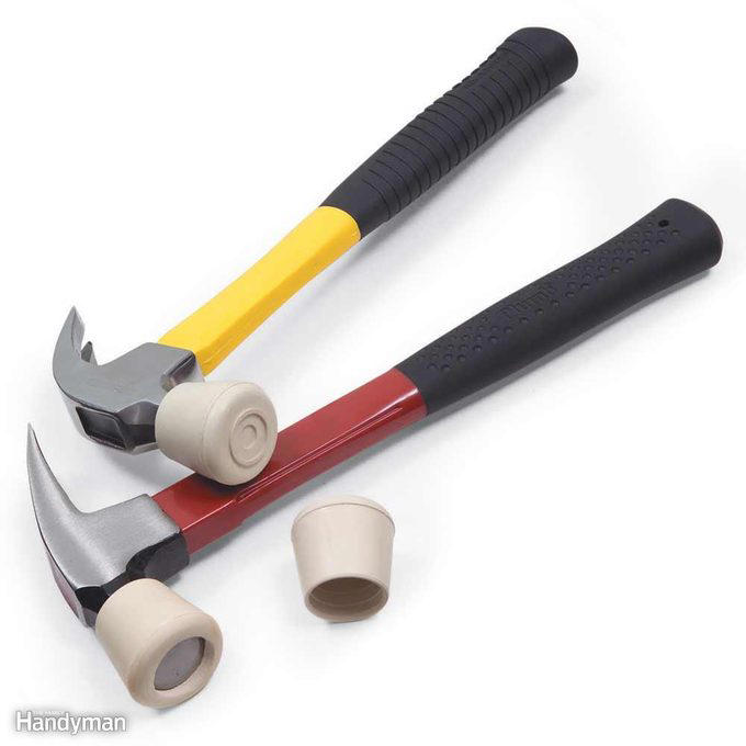 Quick Woodworking File, Check Out These Hand Tool Hacks and Modifications for Woodworking:, Custom Pads for a Mechanic’s Vise, More Planing, Less Exercise, Always Know Where to Find Your Paint Can Opener, Use a Sneaker to Clean Sandpaper, How to Magnetize a Screwdriver, Hands-Free Light Hack, Brush with a Drill, Kitty Litter Pouch for Tool Protection, Two Sizes of Brad Nails in One Gun, Caulk Gun Clamp, Hammer Cushion, Check if Your Square is Square, How to Fix a Square, Lighted Screwdriver Hack, Compressor Creeper, Saddles for Sawhorses, Bobby Pin Nail Holder, Hooks for Drill Storage, Vise-Grips to Pull Nails, Circle Gets the Square, Customized Chuck Key, Flush-Cutting Hacksaw, Last-Ditch Nail Pulling, Long-Reach Screwdriver, Longer-Lasting Utility Blade, Mini Drywall Saw, No-Dent Nail Finishing, PVC Sanding Files, Make Your Own Awl, Wrench for Rounded Bolts, Hang Your Roofing Tools, Clamp With a Tie-Down Strap, Mix Concrete with a Rake, Make Mini Roller Covers, Use a Level to Extend Your Table Saw Fence, Use a Drill to Dig Through Hard Soil, Make a Blade for Cutting Foam, Lift Doors With a Flat Pry Bar, Hammer Measuring Stick, PVC Hammer Holder, Quick-Draw Hammer Storage, More Leverage for Pulling Nails, Free Finger Saver, Hammer Lumber Splitter, Homemade Hammer Mallet, Hammer Extension, Maximize Your Hammer Power, Get Rid of Caked-On Drywall, Safer Trim Nailing, Help with Paint-Clogged Screw Heads, PVC Blade Storage, Quick and Easy Pilot Holes, Instant Magnetic Screw Holder, Give Yourself a Little Give, A Simple Drill Depth Stop, Super-Long Bit Extender, Make a Squeegee From a Rake, Gentle-Grip Pliers, Use a Rubber Band to Grip Stripped Screws, Rubber Band Bolt Holder, Long Reach Shears, Handy Rake Handle, Drill Bit Girdle, Pallet Dolly