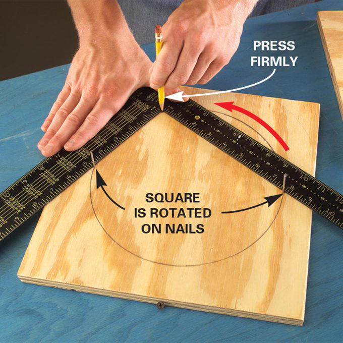 Quick Woodworking File, Check Out These Hand Tool Hacks and Modifications for Woodworking:, Custom Pads for a Mechanic’s Vise, More Planing, Less Exercise, Always Know Where to Find Your Paint Can Opener, Use a Sneaker to Clean Sandpaper, How to Magnetize a Screwdriver, Hands-Free Light Hack, Brush with a Drill, Kitty Litter Pouch for Tool Protection, Two Sizes of Brad Nails in One Gun, Caulk Gun Clamp, Hammer Cushion, Check if Your Square is Square, How to Fix a Square, Lighted Screwdriver Hack, Compressor Creeper, Saddles for Sawhorses, Bobby Pin Nail Holder, Hooks for Drill Storage, Vise-Grips to Pull Nails, Circle Gets the Square, Customized Chuck Key, Flush-Cutting Hacksaw, Last-Ditch Nail Pulling, Long-Reach Screwdriver, Longer-Lasting Utility Blade, Mini Drywall Saw, No-Dent Nail Finishing, PVC Sanding Files, Make Your Own Awl, Wrench for Rounded Bolts, Hang Your Roofing Tools, Clamp With a Tie-Down Strap, Mix Concrete with a Rake, Make Mini Roller Covers, Use a Level to Extend Your Table Saw Fence, Use a Drill to Dig Through Hard Soil, Make a Blade for Cutting Foam, Lift Doors With a Flat Pry Bar, Hammer Measuring Stick, PVC Hammer Holder, Quick-Draw Hammer Storage, More Leverage for Pulling Nails, Free Finger Saver, Hammer Lumber Splitter, Homemade Hammer Mallet, Hammer Extension, Maximize Your Hammer Power, Get Rid of Caked-On Drywall, Safer Trim Nailing, Help with Paint-Clogged Screw Heads, PVC Blade Storage, Quick and Easy Pilot Holes, Instant Magnetic Screw Holder, Give Yourself a Little Give, A Simple Drill Depth Stop, Super-Long Bit Extender, Make a Squeegee From a Rake, Gentle-Grip Pliers, Use a Rubber Band to Grip Stripped Screws, Rubber Band Bolt Holder, Long Reach Shears, Handy Rake Handle, Drill Bit Girdle, Pallet Dolly