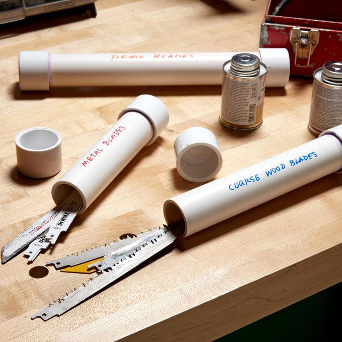Quick Woodworking File, Check Out These Hand Tool Hacks and Modifications for Woodworking:, Custom Pads for a Mechanic’s Vise, More Planing, Less Exercise, Always Know Where to Find Your Paint Can Opener, Use a Sneaker to Clean Sandpaper, How to Magnetize a Screwdriver, Hands-Free Light Hack, Brush with a Drill, Kitty Litter Pouch for Tool Protection, Two Sizes of Brad Nails in One Gun, Caulk Gun Clamp, Hammer Cushion, Check if Your Square is Square, How to Fix a Square, Lighted Screwdriver Hack, Compressor Creeper, Saddles for Sawhorses, Bobby Pin Nail Holder, Hooks for Drill Storage, Vise-Grips to Pull Nails, Circle Gets the Square, Customized Chuck Key, Flush-Cutting Hacksaw, Last-Ditch Nail Pulling, Long-Reach Screwdriver, Longer-Lasting Utility Blade, Mini Drywall Saw, No-Dent Nail Finishing, PVC Sanding Files, Make Your Own Awl, Wrench for Rounded Bolts, Hang Your Roofing Tools, Clamp With a Tie-Down Strap, Mix Concrete with a Rake, Make Mini Roller Covers, Use a Level to Extend Your Table Saw Fence, Use a Drill to Dig Through Hard Soil, Make a Blade for Cutting Foam, Lift Doors With a Flat Pry Bar, Hammer Measuring Stick, PVC Hammer Holder, Quick-Draw Hammer Storage, More Leverage for Pulling Nails, Free Finger Saver, Hammer Lumber Splitter, Homemade Hammer Mallet, Hammer Extension, Maximize Your Hammer Power, Get Rid of Caked-On Drywall, Safer Trim Nailing, Help with Paint-Clogged Screw Heads, PVC Blade Storage, Quick and Easy Pilot Holes, Instant Magnetic Screw Holder, Give Yourself a Little Give, A Simple Drill Depth Stop, Super-Long Bit Extender, Make a Squeegee From a Rake, Gentle-Grip Pliers, Use a Rubber Band to Grip Stripped Screws, Rubber Band Bolt Holder, Long Reach Shears, Handy Rake Handle, Drill Bit Girdle, Pallet Dolly