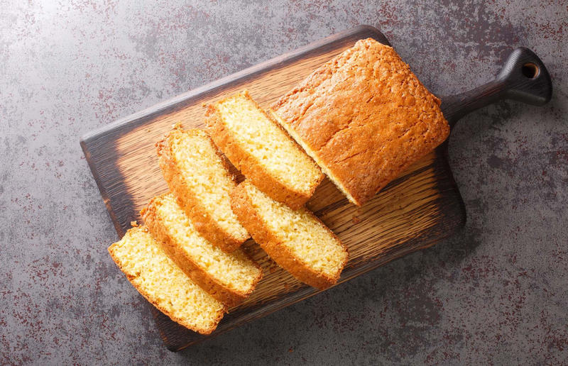 28. Madeira cake, UK 44. Fondant fancies, England, UK, 43. Castella, Japan, 42. Parkin, England, UK, 41. German chocolate cake, USA, 40. Fraisier, France, 39. Amandine, Romania, 38. Barmbrack, Ireland, 37. Rigó Jancsi, Hungary, 36. Foi thong cake, Thailand, 35. Brigadeiro, Brazil, 34. Hummingbird cake, Jamaica, 33. King cake, USA, 32. Basbousa, Egypt, 31. Dundee cake, Scotland, UK, 30. Angel food cake, USA, 29. Rum cake, Caribbean, 28. Madeira cake, UK, 27. Ice cream cake, various locations, 26. Pineapple upside-down cake, USA, 25. Portokalopita, Greece, 24. Bienenstich, Germany, 23. Persian love cake, Iran, 22. Chajá, Uruguay, 21. Kvæfjordkake, Norway, 20. Tunnel of fudge cake, USA, 19. Malva pudding, South Africa, 18. Jamaican ginger cake, Jamaica and UK, 17. Medovik, Russia, 16. Funfetti cake, USA, 15. Lamingtons, Australia, 14. Battenberg, England, UK, 13. Sachertorte, Austria, 12. Opera cake, France, 11. Maple cake, Canada, 10. Lapis legit, Indonesia, 9. Swiss roll, Central Europe, 8. Banana bread, USA, 7. Lemon drizzle cake, England, UK, 6. Carrot cake, various locations, 5. Schwarzwälder Kirschtorte, Germany, 4. Tres leches cake, Latin America, 3. Victoria sponge, England, UK, 2. Red velvet cake, USA