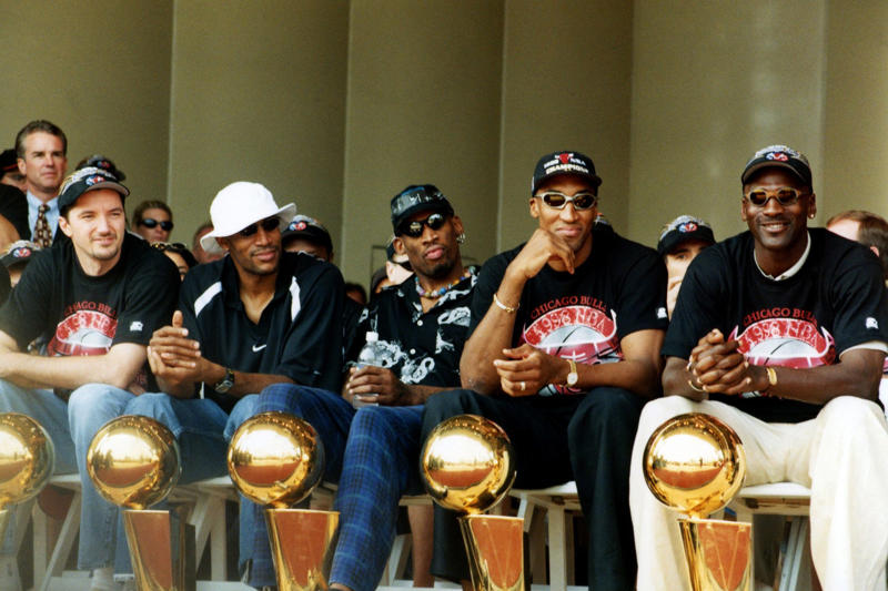 The Bulls Prime time in the 90s, "They play physical", 'Jordan Rules', Excessive three-point shot, Three-point revolution, More intense rivalries, HOF big men, Best centers, Basketball in popular culture, Michael Jordan, The Bulls