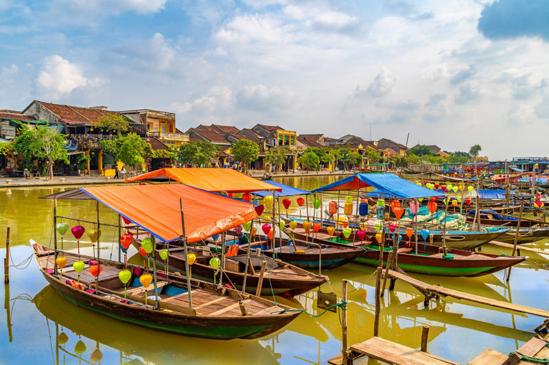1. Hanoi, 2. Ho Chi Minh City , 3. Hạ Long Bay, 4. Phú Quốc, 5. Hội An, 6. Nha Trang, 8. Mai Chau