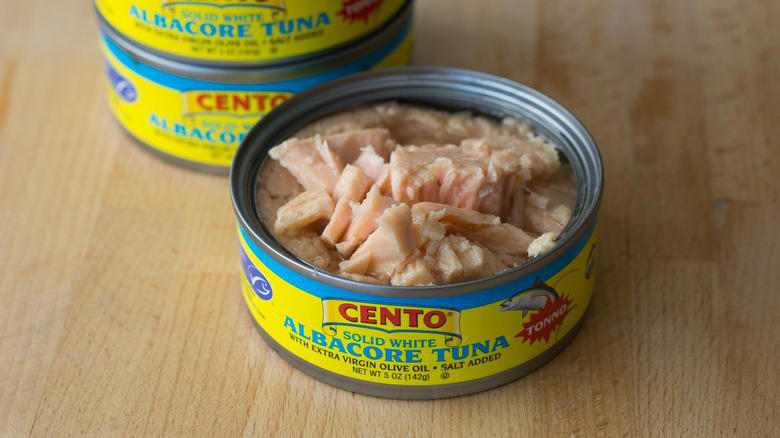 Cento canned tuna Skip: Wild Planet albacore in extra virgin olive oil, Skip: Cento solid white albacore with extra virgin olive oil, Buy: Scout smoked wild albacore tuna in olive oil, Skip: Bumble Bee solid white albacore in vegetable oil, Buy: Genova yellowfin tuna in water with sea salt, Skip: Trader Joe's solid white albacore tuna in extra virgin olive oil, Buy: American Tuna pole-caught wild albacore with salt