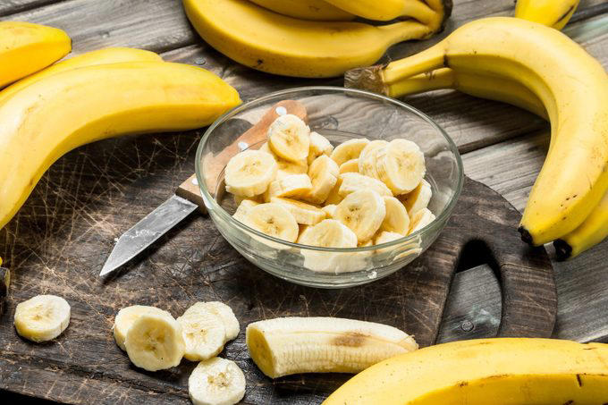 What to do with those extra bananas, Make a face mask, Eat a frozen “banana-sicle”, Polish silverware and leather shoes, Tenderize a roast, Brighten up houseplants, Deter aphids, Use as fertilizer or mulch, Assist with first aid, Ripen an avocado, Slough off dry skin, Remove warts, Attract butterflies and birds, Add to compost pile, Whiten teeth on the cheap, Get rid of splinters, Make banana “ice cream”, Create a dog treat, Restore dry hair, Ease heartburn, Prevent a scratched CD from skipping