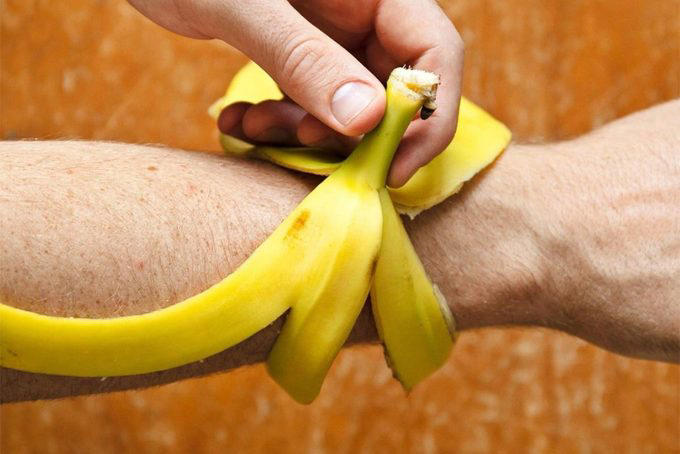 What to do with those extra bananas, Make a face mask, Eat a frozen “banana-sicle”, Polish silverware and leather shoes, Tenderize a roast, Brighten up houseplants, Deter aphids, Use as fertilizer or mulch, Assist with first aid, Ripen an avocado, Slough off dry skin, Remove warts, Attract butterflies and birds, Add to compost pile, Whiten teeth on the cheap, Get rid of splinters, Make banana “ice cream”, Create a dog treat, Restore dry hair, Ease heartburn, Prevent a scratched CD from skipping