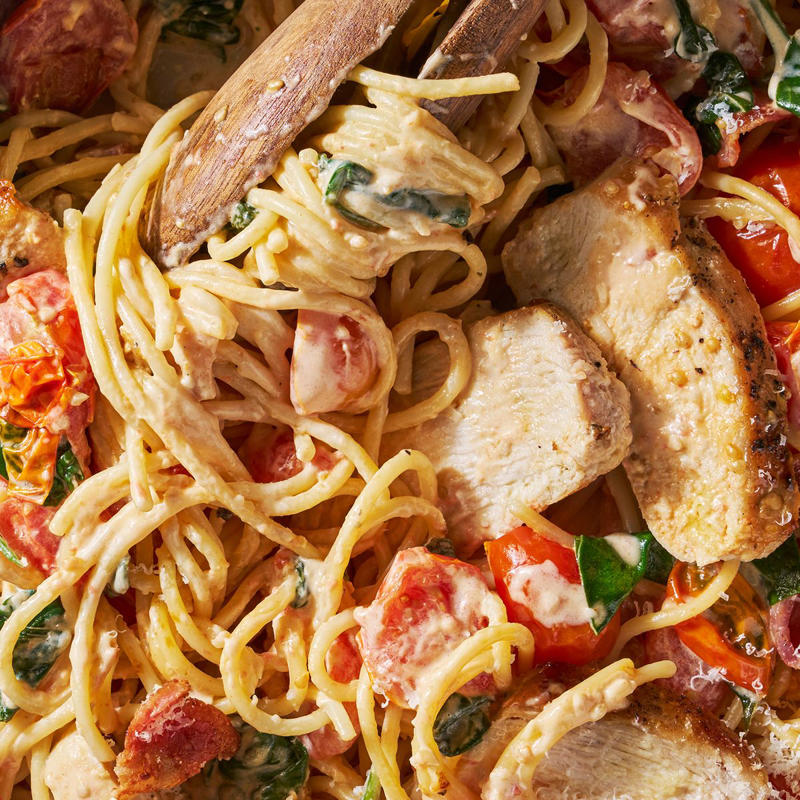 Ingredients, Directions, How To Make Tuscan Chicken Pasta, Recipe Tips, What To Serve With Tuscan Chicken Pasta, Made This? 