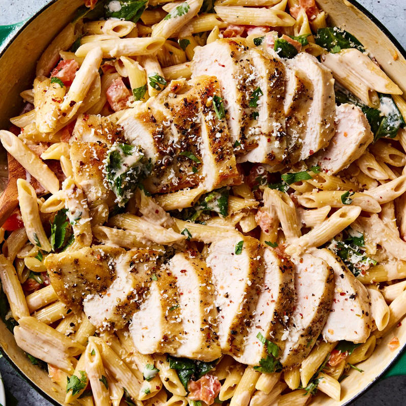 Marry Me Gnocchi, Sheet-Pan Lasagna, Million Dollar Chicken Skillet, Chicken Pesto Pasta, Creamy Cajun Shrimp Pasta, Steak Fajita Power Bowls, Chicken Quesadillas, Sesame Tofu &amp; Broccoli, Indian Butter Chickpeas, Stuffed Peppers, Pepper Steak, Hamburger Casserole, Caprese Chicken Gnocchi Skillet, Cheesy Taco Bake, Garlic Butter Shrimp Pasta, Chicken &amp; Broccoli Casserole, Pork Dumpling Bowls, Sweet &amp; Sour Tofu, Peanut Chickpea Protein Bowls, Hawaiian Shoyu Chicken, One-Pan Chimichurri Shrimp, Chicken Shawarma Sheet-Pan Dinner, Chipotle Shrimp Taco Bowls, Creamy Dijon Chicken, Sloppy Joe Orzo, Marry Me Shrimp Pasta, Miso Mushroom Crispy Rice, One-Pan Creamy Chicken &amp; Gnocchi, Salmon Piccata, Baked Spaghetti, Cheesy Bacon Ranch Chicken, Baked Feta Chickpeas, Cilantro-Lime Chicken, Spinach &amp; Artichoke White Bean Skillet, Taco Lasagna, Creamy Tuscan Chicken, One-Pan Chicken Bacon Gnocchi, Baked Feta Pasta, Chicken &amp; Broccoli, Sushi Bake, Chicken Stir Fry, Chicken Parm Pasta, Marry Me Chickpeas, Pretzel-Crusted Chicken Breast, Creamy Coconut-Lime Chickpea Skillet, Cheesy Baked Burrito Rice, Bacon &amp; Pimento Mac &amp; Cheese, Italian Meatloaf, Baked Salmon, Cheesy Broccoli Cheddar Chickpea Skillet, Philly Cheesesteak Pasta, Queso Mac &amp; Cheese, Lasagnchiladas, White Bean &amp; Smoked Sausage Skillet, Cream Of Mushroom Pastina, Mongolian Beef Ramen, Creamy Harissa Chicken &amp; Gnocchi, Creamy Lemon Garlic Shrimp, Shrimp Tacos, One-Pot Chicken Alfredo, Lemon-Brown Butter Salmon, Sausage &amp; Broccoli Burrata Pasta, Sheet-Pan Roasted Red Onion Chicken, Black Bean Sweet Potato Taco Skillet, Sheet-Pan Quesadillas, Chicken Marsala Orzo, One-Pan Eggplant Parm Orzo, Creamy Peanut-Lime Chicken With Noodles, Creamy Polenta &amp; Meatballs, Chicken Fajita Casserole, Carnitas Tamale Pie, Arroz Con Pollo, Pad Thai , Taco Spaghetti, Chicken Florentine Pasta, Marry Me Meatballs, Chicken Parmesan, BBQ Protein Bowls, Mediterranean Pizza, Brown Sugar Salmon, Sloppy Joes, French Bread Pizza, Creamy Tuscan Butter White Bean Skillet, Smash Burger Tacos, Beef &amp; Rice Stuffed Poblano Peppers, Burger Bowls, Chicken Enchiladas, Mexican Beef 'N' Rice Skillet, Chicken Curry, One-Pan Coconut-Lime Chicken, Chicken Tacos, Orange Chicken, Taco Gnocchi Bake, Tofu Stir-Fry, Cheesy Chicken &amp; Pepper Bake, Beef &amp; Broccoli, Salmon &amp; Potato Skillet, Pizza Spaghetti, Shrimp Fettuccine Alfredo, Enchilada Casserole, One-Pot French Onion Pasta, Creamy Chipotle Shrimp Pasta, Sloppy Joe Casserole, Egg Roll Bowls, Thai-Style Red Curry Meatballs, Marry Me Chicken, Peruvian-Style Chicken With Green Sauce, Butter Beans Alla Vodka, Miso Bolognese, Dirty Martini Steak Frites, Enchilada Stuffed Shells, One-Pan Salmon &amp; Orzo, Sheet-Pan Sausage &amp; Vegetables, One-Pot Green Chile Chicken &amp; Rice, Chicken Broccoli Alfredo Pizza, One Skillet Creamy Thai Basil Chicken, Steak &amp; Potato Skillet, Everything Bagel Crusted Salmon, Halal Cart-Style Cauliflower Bowls, Whipped Ricotta Pasta, Baked Ziti, Feta &amp; Herb Crusted Salmon, Greek Lemon-Butter Chicken &amp; Smashed Potatoes, Cabbage Roll Skillet, Za'atar Sheet Pan Chicken, Coconut Curry Salmon, Chicken Tikka Alfredo