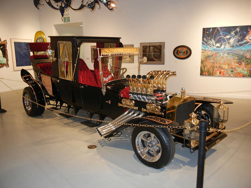 Munster Koach All Hail The King Of The Kustomizers, Barris' Ferrari 308 GTS, Barris' Ferrari 308 GTS (cont’d), T Buggy Prototype, T Buggy Prototype (cont’d), Bill Carr’s 1955 Chevrolet “Aztec”, Bill Carr’s 1955 Chevrolet “Aztec” (cont’d), Munster Koach, Munster Koach (cont’d), 1966 Batmobile, 1966 Batmobile (cont’d), Ala Kart, Ala Kart (cont’d), 1998 Mercury Cougar “Woodie” 2050, 1998 Mercury Cougar “Woodie” 2050 (cont’d), The Barrister, The Barrister (cont’d), Bob Nordskog's 1963 "Asteroid" Corvette, Bob Nordskog's 1963 "Asteroid" Corvette (cont’d), Barris’ 1975 SnakePit, Barris’ 1975 SnakePit (cont’d), 1958 Custom Corvette, 1958 Custom Corvette (cont’d), Jurassic Park Tour Vehicles, Jurassic Park Tour Vehicles (cont’d), The Emperor, The Emperor (cont’d), Voxmobile, Voxmobile (cont’d), Kargoyle, Kargoyle (cont’d)