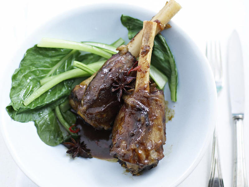 You'll need these…, Spiced lamb shanks with almonds and feta , Lamb shanks massaman , Slow cooker lamb shanks with tomato, chilli and fetta , Lamb shank osso buco , Moroccan lamb shanks with polenta & white beans , Braised lamb shanks with white bean purée , Lamb shanks with risoni and tomato , Maple syrup-glazed lamb shanks , Lamb shank, fennel and vegetable soup , Baked lamb shanks with orzo , Lamb shanks and eggplant stew , Lamb shanks with lentils and pancetta , Lamb shanks with vegetables , Red curry lamb shanks , Oven-braised lamb shanks , Lamb shanks bourguignon , David’s lamb shanks , Lamb shanks in five-spice, tamarind and ginger , Lamb shank and barley soup , Braised lamb shanks with mushroom risotto , Lamb shank & bean ragu , Lemon and ginger lamb shanks with broad beans , Lamb shanks and lentils , Braised lamb shanks with tzatziki and tomato salad , Lamb shank and spinach korma curry , Lamb shank recipe tips, What cooking method is best for lamb shanks?, What to pair with lamb shanks?