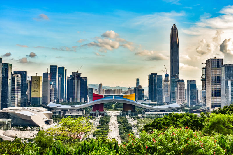 9. Shenzhen, China 25. Dubai, United Arab Emirates, 24. Shanghai, China, 23. Kuala Lumpur, Malaysia, 21. Taipei, Taiwan, 19. Panama City, Panama, 17. London, England, 15. San Francisco, USA, 13. Rio de Janeiro, Brazil, 11. Sydney, Australia, 9. Shenzhen, China, 7. Tokyo, Japan, 5. Chicago, USA, 3. Seoul, South Korea, 1. Hong Kong, China