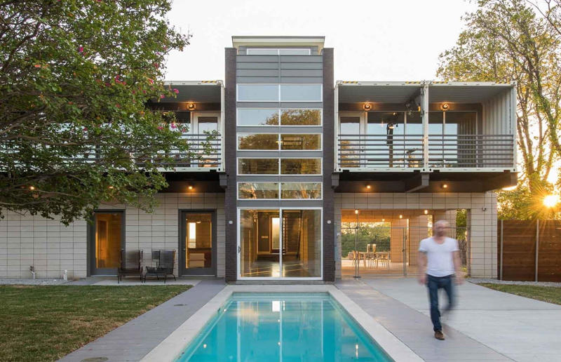PV14 House, Texas, USA Big, bold and beautiful container homes, Custom container home, Colorado, USA, Incubo House, San José, Costa Rica, Carroll House, New York, USA, Container House, Stockholm, Sweden, Prefabricated family home, Hauts-de-France, France, Graceville Container House, Queensland, Australia, Container House, Colorado, USA, Luxury villa, Tangalle, Sri Lanka, PV14 House, Texas, USA, Industrial family home, Waipa, New Zealand