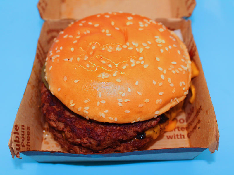 I also tried McDonald's Double Quarter-Pounder with cheese. I preferred it over the Big Mac. Shake Shack's double cheeseburger, my least favorite, was particularly large., I also tried the McDonald's Double Quarter Pounder with cheese., I would order this burger again., The third-best burger I tried was Wendy's Dave's Triple., My second-favorite burger was the new Big Arch burger from McDonald's.