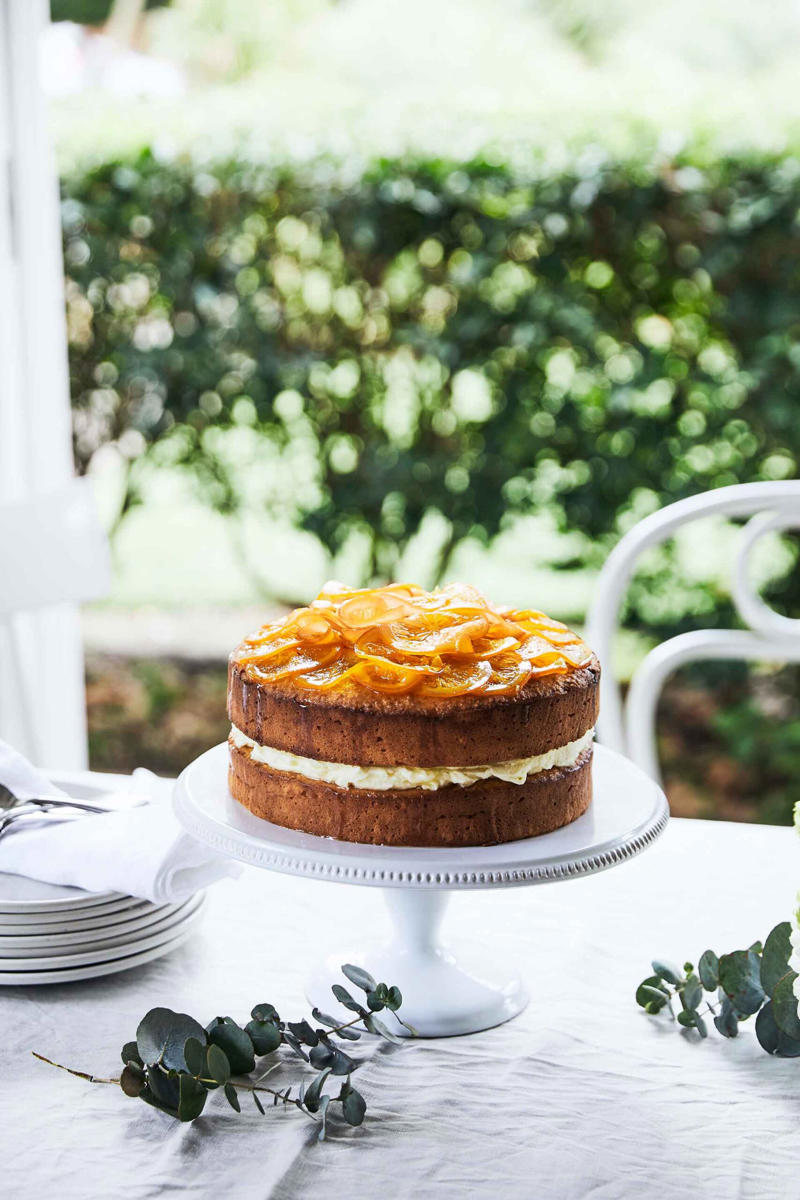 17 warming winter baking recipes to try this season, Maggie Beer’s beef meat pie with sour cream pastry , Pear sponge pudding with caramel sauce , Classic country chicken pie , Mandarin cake with mascarpone , Classic bacon and egg pie , Chocolate and raspberry pudding , Timpana: traditional Maltese pasta pie , Espresso choc date pudding , Wholemeal date scones , Scandi-style whole baked apples , Family-sized cheese and spinach pie , Cinnamon sponge cake , Apple and blackcurrant pie , Mini vegie pasties , Potato-topped chicken, leek and cheddar pie , Leek and gorgonzola tart , Rhubarb apple crumble