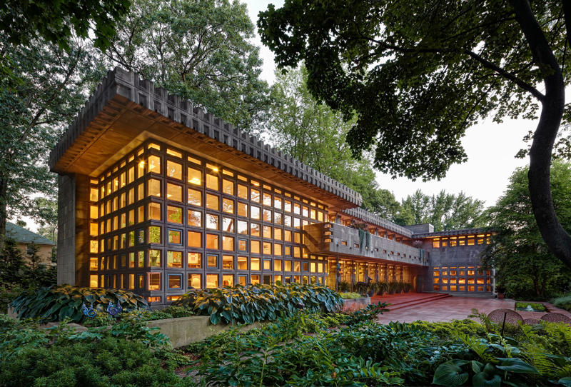 Early Years and Bootleg Homes, Prairie-Style Homes, American System-Built Homes, Post-Prairie California Homes, Organic Architecture, Usonian Houses, Round Houses