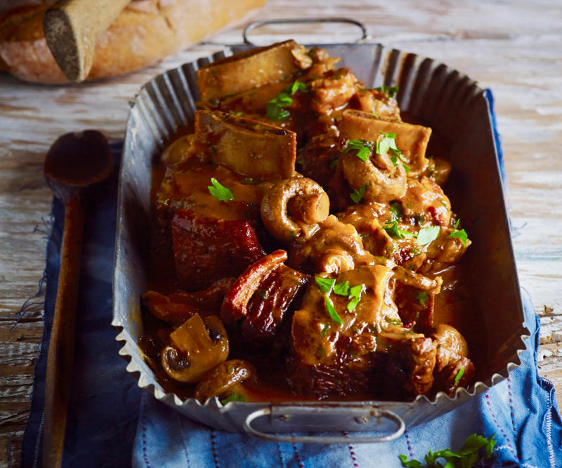 The best cuts for slow cooker beef recipes, You’ll need these…, Tips for slow cooking success, Slow cooker biryani , Slow cooker beef ragu , Slow cooker beef soup with chickpea & chorizo , Slow cooker massaman beef curry , Slow-cooker beef stroganoff , Slow cooker beef ramen with shiitake mushrooms , Slow-cooker beef cheeks in pedro ximénez , Beef and mushroom pies , Slow-cooker beer and thyme beef cheeks , Slow cooker five ingredient cottage pie , Beer and thyme beef cheeks , Slow-cooked Mexican beef chilli mole , Beef and vegetable soup , Coconut curried beef , Lasagne-style crock-pot , Beef casserole with cheesy herb dumplings , Coriander beef curry , Tuscan beef stew , What to serve with your slow cooker beef, More slow cooker inspiration, Even more slow cooker dinners