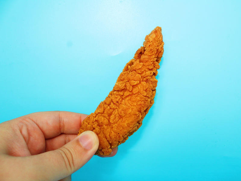 I thought the chicken tenders were a good size. The chicken tenders were large and perfectly fried., The chicken tenders were crispy on the outside., However, there wasn't an abundance of chicken meat inside., Smashburger's chicken tenders were just slightly too fried for my liking., The chicken tenders, overall, tasted dry, even when paired with sauce., Next up were the crispy chicken tenders from Sonic Drive-In., The chicken tenders were evenly fried but on the thinner side., My ninth favorite chicken tenders came from Popeyes., The chicken tenders from Popeyes were crispy, flaky, and crunchy., The meat inside was flaky and moist as well., I thought the chicken tenders from Bojangles were flavorful and super crispy., I thought the chicken tenders were a good size., McDonald's just launched its new McCrispy Strips., The breading was relatively thin, but very crispy., The chicken strips packed a lot of flavor., Chick-fil-A's chicken tenders were perfectly crispy and juicy., The chicken tenders were nicely fried but still juicy on the inside., Wingstop's chicken tenders came in third place., The chicken tenders were large and well-breaded., These tenders were filled with real chicken., My second favorite chicken tenders came from Zaxby's., The chicken tenders were super crispy.
