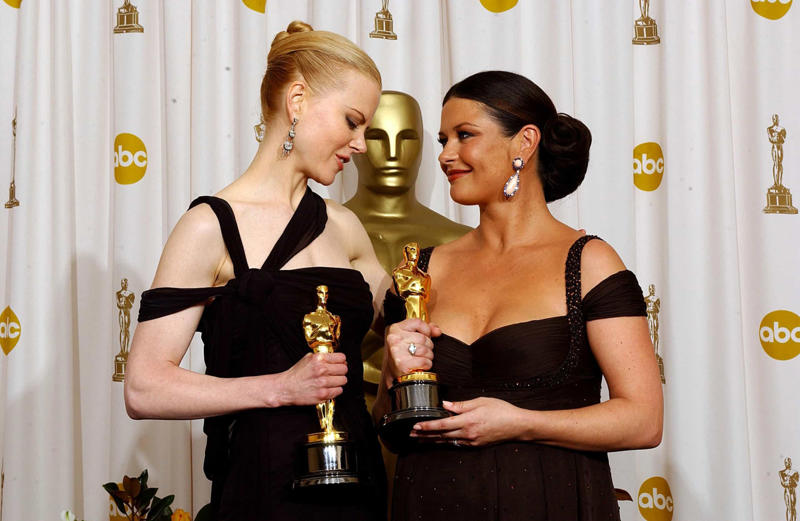 Coco Chanel's influence, Lauren Bacall, Joan Crawford, Marilyn Monroe, Audrey Hepburn, Catherine Deneuve, Diana, Princess of Wales, Elizabeth Hurley, Reese Witherspoon, Victoria Beckham, Kate Moss, Gwyneth Paltrow, Nicole Kidman and Catherine Zeta-Jones, Angelina Jolie, Naomi Campbell, Jennifer Aniston, Kylie Minogue, Sarah Jessica Parker, Jennifer Lawrence, Halle Berry, Cara Delevingne, Kim Kardashian, Charlize Theron, Kendall Jenner, Bella Hadid