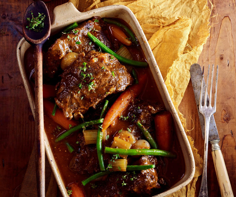 Best cuts of meat for the slow cooker, Can you use dried beans in a slow cooker?, Tips for freezing, Slow cooker chicken noodle soup , Slow cooker beef ramen with shiitake mushrooms , Slow-cooker coconut pumpkin soup , Slow cooker curried lentil and tomato soup , Slow cooker tomato soup with basil dumplings , Slow-cooker chicken hot and sour soup , Slow-cooker lamb with kale and pomegranate , Slow-cooker spicy upside down pineapple chicken , Shepherd’s pie in the slow cooker , Slow cooker potato bake , Deep-pan pepperoni pizza , Slow-cooker lamb kleftiko with potatoes , Slow cooker biryani , Slow cooker Greek ‘sausages’ with olives and risoni , How to make classic chocolate brownies in your slow cooker , Slow cooker five ingredient cottage pie , Slow cooker five ingredient pecan pie , How to make passata in your slow cooker , Slow cooker pineapple coconut cake , Slow cooker whole chicken with a peri peri marinade , Slow cooker Hainanese-style chicken , Slow-cooker lamb cassoulet , Slow-cooker beer and thyme beef cheeks , Slow cooker veal rolls (involtini) with prosciutto and sage , Slow-cooker chicken tikka masala , Slow cooker caramel pork with crispy crackling , Slow cooker pulled pork , Slow cooker honey soy lamb chops , Slow-cooker lamb madras , Slow-cooker red pork curry , Slow-cooker lamb & eggplant curry , Slow-cooker pork and lemongrass curry , Slow-cooker cashew and cauliflower curry , Slow cooker chickpea and sweet potato curry , Slow cooker butter chicken , Slow cooker Greek lamb stifado , Slow-cooker massaman beef curry , Slow cooker pork and fennel meatball pasta , Slow-cooker beef stroganoff , Slow-cooker beef cheeks in pedro ximénez , Slow cooker beef soup with chickpea & chorizo , Slow cooker lamb shanks with tomato, chilli and fetta , Creamy rice pudding with cinnamon sugar , Slow-cooker five-ingredient berry cobbler , Sticky date and fig steamed pudding