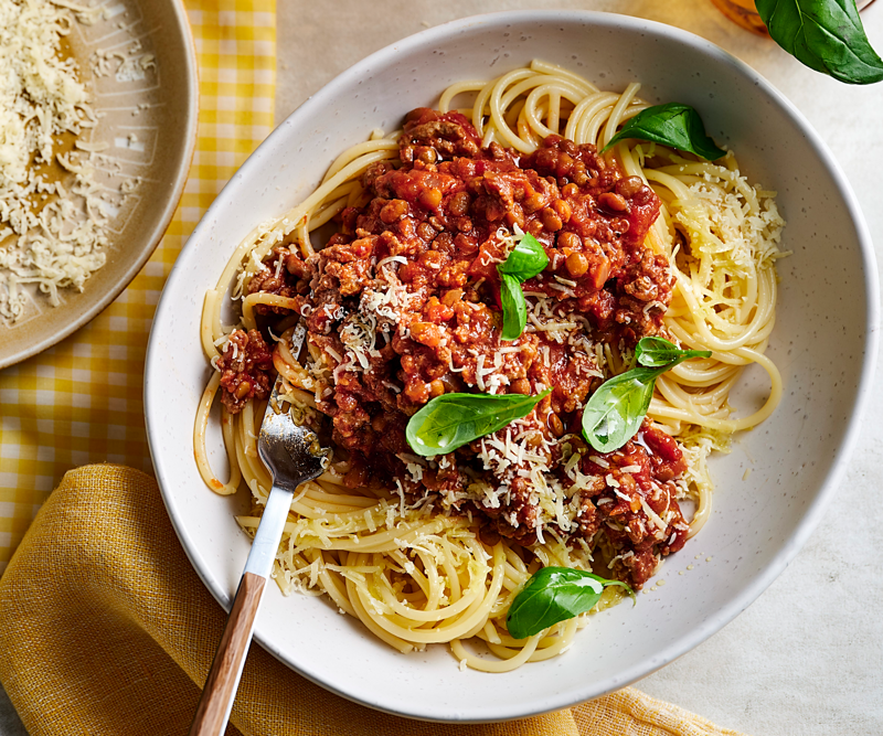 Easy beef stroganoff , One pan layered burrito bake , Greek meatballs with fetta, oregano and risoni , Chilli con carne , Two ways with Parmigiana-style mince , Julie Goodwin’s pastitsio , How to make a classic beef chow mein at home , Curried mince with cabbage and rice , Beef rissoles and mash , Classic meatloaf , Savoury beef mince slice , Potato and mince bake , Beef and pea hand pies , Eggplant bolognese bake , Beef and ricotta lasagne , Savoury mince pie , Indian rice pilaf with spiced beef , Beef, mushroom and udon stir-fry , Beef mince nachos , Beef larb , Chilli garlic mince with snake beans , Spicy beef pilaf , Sweet and sour beef mince with vegetables , Beef and mushroom pies , Beef in black bean sauce with rice noodles , How to make our one pot beef stroganoff (video)