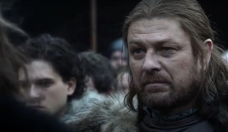 Eddard 'Ned' Stark The first time we all cried together, The scene that silenced the whole USA, A horse fall that broke us, The most useful death in fiction history, A bullet ended innocence, When fantasy also hurt, The day 'The Simpsons' got serious, He died as he lived: badly, He died throughout the season, When they ripped away the good one, The silence of the fans