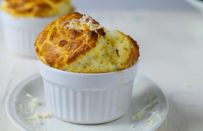 Surprisingly tasty air fryer ideas, Sausage rolls, Loaded potato skins, Kale crisps, 'Roasted' nuts, Baba ganoush, Poached eggs, Yorkshire puddings, Soufflés, Fish in a parcel, Lamb koftas, Chicken wings, Greek-style lamb cutlets, Chicken satay with peanut sauce, Glazed ham, Cheese toastie, Cheese scones, Soda bread, Oat bars, Fruit crumbles, Chocolate fondants
