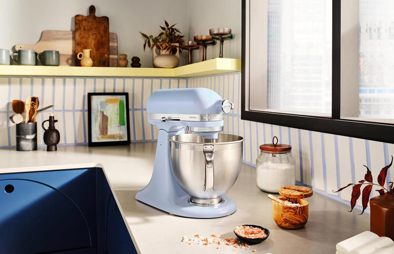 Now: colourful kitchen appliances These interior design trends are back with a bang, Then: wall sconces, Then: metal frame beds, Then: dried flowers, Then: checkerboard flooring, Now: checkerboard flooring, Then: textured surfaces, Then: pink bathrooms, Then: Art Deco style, Then: 70s palettes, Then: sink skirts, Then: corner sofas, Then: exposed brick, Then: fringing, Now: fringing, Then: primary colours, Now: primary colours, Then: wicker furniture, Then: dark kitchens, Then: wood cladding, Then: colourful kitchen appliances, Now: colourful kitchen appliances, Then: succulents and cacti, Now: succulents and cacti, Then: square tiles, Then: macrame, Now: macrame, Then: decorative tiles, Then: vinyl record players, Now: vinyl record players, Then: blousy florals, Then: pink kitchens, Then: maximalism, Then: gingham