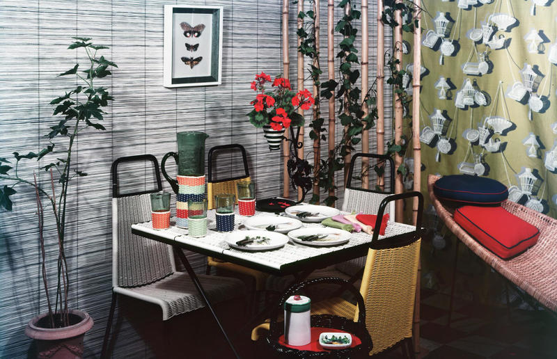 Then: wicker furniture These interior design trends are back with a bang, Then: wall sconces, Then: metal frame beds, Then: dried flowers, Then: checkerboard flooring, Now: checkerboard flooring, Then: textured surfaces, Then: pink bathrooms, Then: Art Deco style, Then: 70s palettes, Then: sink skirts, Then: corner sofas, Then: exposed brick, Then: fringing, Now: fringing, Then: primary colours, Now: primary colours, Then: wicker furniture, Then: dark kitchens, Then: wood cladding, Then: colourful kitchen appliances, Now: colourful kitchen appliances, Then: succulents and cacti, Now: succulents and cacti, Then: square tiles, Then: macrame, Now: macrame, Then: decorative tiles, Then: vinyl record players, Now: vinyl record players, Then: blousy florals, Then: pink kitchens, Then: maximalism, Then: gingham
