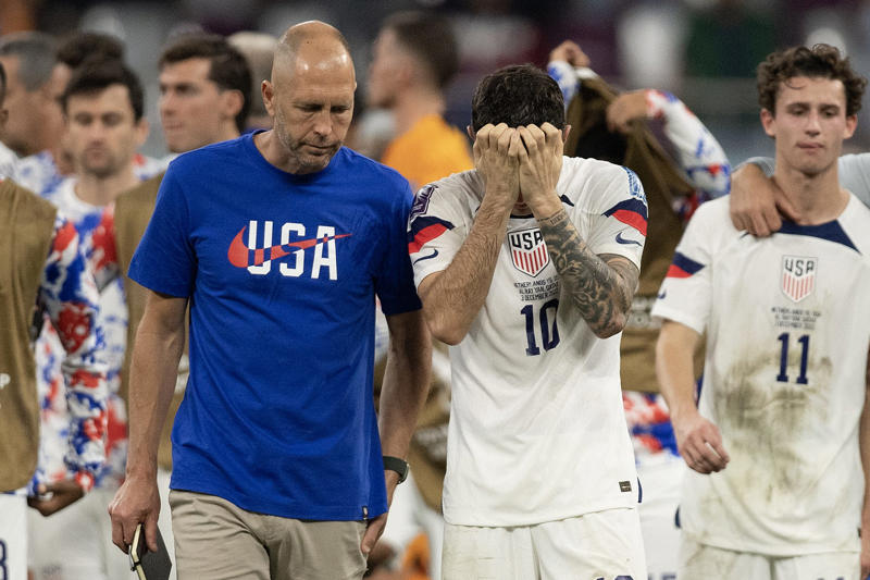 2022 World Cup For all the wrong reasons, Cut down at the Cup, Kicked around, Unreachable goals, First things first, Cleaning house, Reyna's rapid reaction, A complicated relationship, United state of shame, Doomed to repeat history, Panic mode, 2022 World Cup, Quality of opponent, Berhalter the savior, The fire gets hotter, The Copa catastrophe, Seeing red, Referee complaints, Tough breaks, 2026 pressure