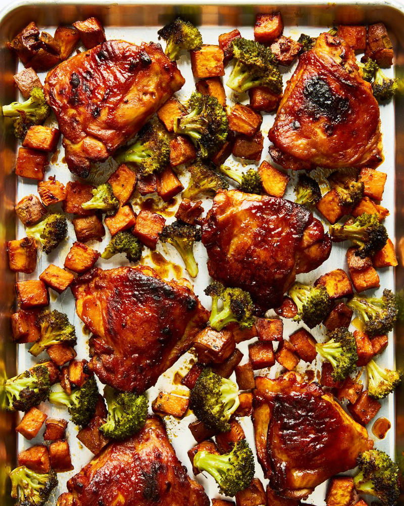 Brown Sugar Salmon, One-Pot Baked Risotto With Blistered Tomatoes & Burrata, Sheet-Pan Roasted Red Onion Chicken, Lunch Lady Sheet-Pan Pizza, Stuffed Peppers, Harvest Caesar Salad, Chicken Quesadillas, Dirty Martini Steak Frites, Creamy Butternut Squash Orzo, Smash Burger Tacos, Steak With Bourbon Garlic Cream Sauce, Black Bean Sweet Potato Taco Skillet, Veggie Burgers, Pad See Ew, Chicken Fajita Casserole, Cauliflower Tacos, Sesame Tofu & Broccoli, BBQ Sheet-Pan Chicken, Cobb Salad, Bánh Mì Turkey Burgers, Sheet-Pan Roasted Halloumi & Broccolini, Creamy Peanut-Lime Chicken With Noodles, Mediterranean Pizza, Burger Bowls, Summer Roll Bowl, Marry Me Chicken, BBQ Chicken Skillet Pizza, Creamy Sun-Dried Tomato Salmon & Orzo, Chicken Tacos, Surf 'n' Turf Foil Packs, Mediterranean Stuffed Meatballs, Lobster Ravioli, Sheet-Pan Tikka Masala, Ground Beef Stir-Fry Teriyaki Bowls, Baked Salmon, Creamy Feta & Tomato Chicken, Vegetable Curry, Detroit-Style Pizza, Tequila-Lime Chicken Thighs, Coconut Chickpea & Sweet Potato Curry, Carnitas, Taco Gnocchi Bake, Sushi Bake, Sushi Bowls, Steak & Potato Skillet, Perfect Chicken Alfredo, Coconut Braised Cabbage, Miso Salmon & Farro Bowl, Chicken Broccoli Alfredo Pizza, Enchilada Stuffed Shells, Cabbage Parmesan, Sheet-Pan Garlicky Shrimp & Veggies, Thai-Inspired Basil Beef Bowls, Peruvian-Style Chicken With Green Sauce, Buffalo Chicken Parm, One-Pan Tuna Pasta, Za'atar Sheet Pan Chicken, Pizza Orzo, Baked Feta Pasta, Pad Thai, Creamy Tomato Vegan Pasta, Cacio E Pepe, Thai-Style Red Curry Meatballs, Air Fryer Beef & Broccoli, Brie Spaghetti, Green Chile Chicken Skillet Enchiladas, Feta & Herb-Crusted Salmon, Orange Chicken, Sheet-Pan Harissa Chicken & Sweet Potatoes, Linguine With Clams, Dragon Roll, Butter Chicken, Cheesy Chorizo, Chickpea & Crispy Rice Skillet, Roasted Red Pepper Shrimp Linguine, One-Pan Greek Chicken Drumsticks, Garlic-Parm Gnocchi, Extra Lemony Seitan Piccata, Salmon & Potato Skillet, Caprese Chicken & Polenta Bake, Coconut Curry Salmon