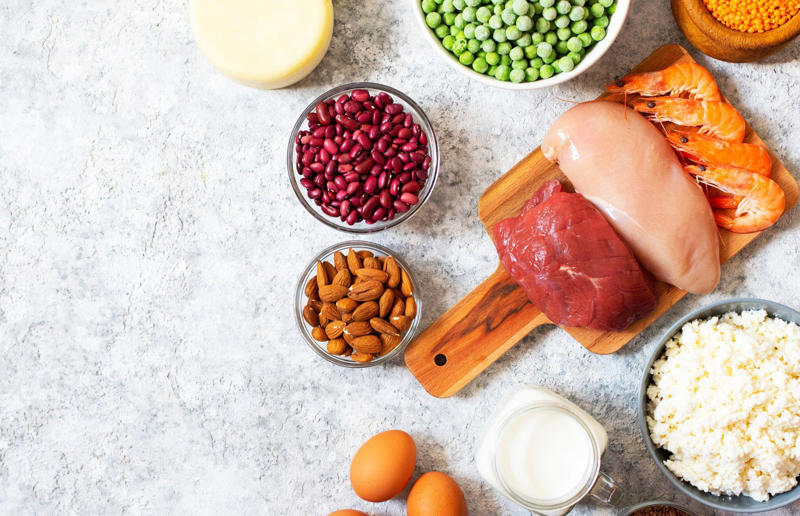 Protein: a diet-based approach Worth the money?, Know your nutrient needs, Biotin: a natural source, Caffeine, Caffeine: a balanced buzz, Calcium: tastier alternatives, Collagen, Collagen: delicious and nutritious, Fish oils, Fish oils: a different way, Garlic: a food-first approach, Melatonin, Melatonin: eat for sleep, Multivitamins, Multivitamins: eat a rainbow, Probiotics, Probiotics: try live foods, Protein: a diet-based approach, Selenium, Selenium: an easy fix, Vitamin C