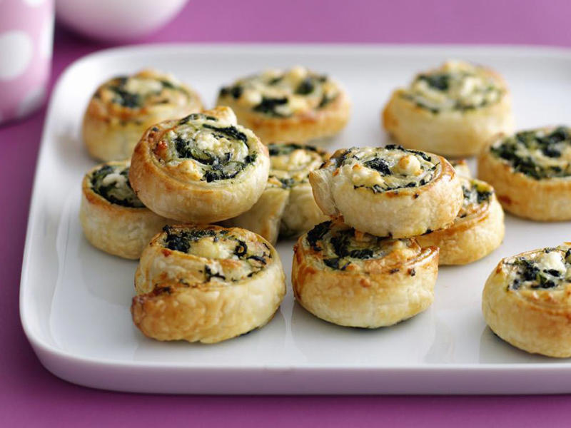 Smarter finger food ideas, How much finger food to serve, Be prepared for impromptu entertaining, Pre-dinner nibbles, What is a fancy finger food called?, Finger food ideas for your next party, Easy spanakopita pies , Chicken lettuce cups with green tahini dressing , Air fryer sausage rolls , Little chicken and leek pies , Air fryer popcorn-coated chicken with honey BBQ sauce , Espresso martini cocktail , Watermelon mocktail with strawberry & mint , Tomato & goat’s cheese pissaladière , Baked brie fondue on the barbecue , Air fryer zucchini balls with lemon yoghurt , How to make a classic mojito , Fried harissa-stuffed green olives , Salt and pepper squid , Bruschetta , Five-ingredient tomato fritters , Beef, haloumi and spinach borek , Roasted garlicky pumpkin and sage pies , Rosé sangria , Air fryer pickle chips with ranch dipping sauce , Spiced paneer and eggplant pakora , Crispy fried pork dumplings , Air fryer chicken nuggets , Arancini with tomato and balsamic sauce , Chocolate and smoked almond ice-cream sandwiches , Strawberry and elderflower mocktail , Spelt blini with hot smoked salmon and crème fraîche , Bread crisps with confit tomatoes , Baked brie with pine nut dukkah , Caramelised leek and brie tartlets , Bacon and cheese arancini , Mulled “wine” mocktail , Passionfruit and pineapple spritzer , Chicken and mango rice paper rolls , Poached eggs and smoked salmon on blini , Feta and spinach stuffed potato balls , Marinated baby bocconcini with prosciutto