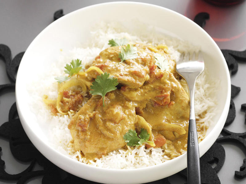          Yellow curry chicken cottage pie      ,          Julie Goodwin’s Cape Malay curry chicken      ,          Yellow chicken curry      ,          African-inspired kuku paka chicken curry      ,          Slow cooker butter chicken      ,          Slow-cooker chicken tikka masala      ,          Slow-cooker butter chicken      ,          Green masala chicken curry      ,          Green chicken curry      ,          Make butter chicken roti pies in your pie maker      ,          Pressure cooker green chicken curry      ,          Butter chicken in your pressure cooker      ,          Hot and spicy chicken curry      ,          Peri peri coconut chicken curry      ,          Julie Goodwin’s chicken korma      ,          Fast red chicken curry      ,          Zingy butter chicken curry      ,          Chicken and pumpkin curry      ,          Indonesian chicken curry      ,          Thai green chicken curry pies      ,          Thai red chicken curry with jasmine rice      ,          Thai red chicken curry      ,          Chicken, lentil and pumpkin curry      ,          Chicken curry pot pies      