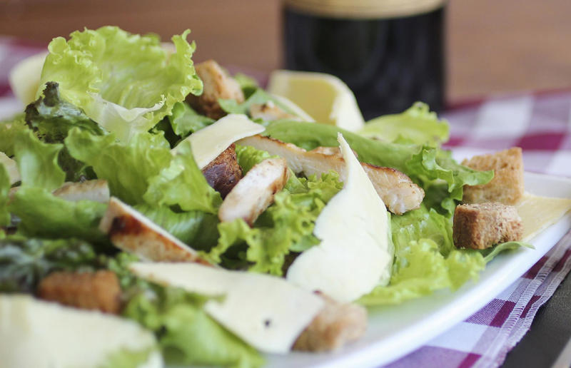 Caesar salad Speedy suppers, Homemade pitta nachos with crispy lamb and salad, Sticky honey and ginger chicken, Fish finger sandwich, Butternut squash and feta pizza, Speedy chicken broth, Teriyaki steak and asparagus, Huevos rancheros, Prawn, chorizo and basil linguine, Cheese, ham and fig crêpes, Steak with peppercorn sauce, Caesar salad, Mussels rassa, Cheeseburgers, Grilled king prawns with chermoula, Loaded jacket potatoes, Easy macaroni cheese, Lamb and chorizo burger, Apple and turkey quesadillas, Spiced beef skewers, Yakisoba, Thai spiced fish cakes, Chinese crispy pork, Falafel sandwich, Prawn tacos, Grilled vegetable salad, Crab spaghetti, Potato, courgette and goats’ cheese frittata, Haddock in cheese sauce, Sausages with cannellini mash, Croque madame