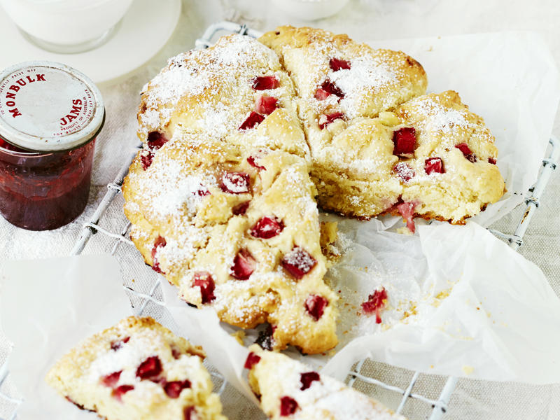 How to host a delightfully fancy high tea party ,          Vintage cake with apple &amp; Swiss meringue buttercream      ,          Fancy finger sandwiches for a high tea      ,          Mini fetta &amp; mushroom pies      ,          Over-the-top chocolate and macadamia brownies      ,          Lime and yoghurt cakes with elderflower syrup      ,          Classic chicken finger sandwiches      ,          Strawberry bliss scones      ,          Spelt blini with hot smoked salmon and crème fraîche      ,          Mini pavlovas with vanilla syrup strawberries      ,          Mini lemon almond lamingtons      ,          Mini brown sugar and hazelnut whoopie pies      ,          Basic scones      ,          Chocolate and caramel eclairs      ,          Peach and hazelnut friands      ,          Chocolate and caramel macarons      ,          Little chocolate hazelnut cakes      ,          Baked coconut custard tarts      ,          Raspberry and orange cordial      ,          Strawberry jelly cakes      ,          Mini blue cheese quiches      
