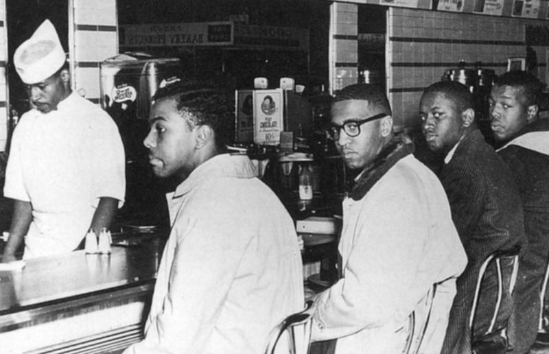 The times they are a changin', 1960: The Greensboro Sit-In, 1960: 'The pill' is born, 1960: The first televised presidential debate, 1960: John F Kennedy elected president, 1961: The Bay of Pigs fiasco dents US pride, 1961: A Freedom Bus is set on fire, 1962: Goodbye Norma Jean, 1962: The Cuban Missile Crisis, 1962: Duck and cover, 1962: Backyard fallout shelters, 1963: Martin Luther King Jr has a dream, 1963: The assassination of President Kennedy shocks the nation, 1963: Suspects from the grassy knoll, 1964: The Beatles appear on the Ed Sullivan Show, 1964: The Civil Rights Act is finally passed, 1965: A civil rights march in Alabama, 1965: The birth of the hippie, 1965: LBJ's Great Society, 1966: Black Panther Party formed, 1966: First Star Trek episode airs, 1966: Muhammad Ali is drafted to go to Vietnam, 1967: Protestors burn draft cards, 1967: Inequality continues on the battlefield, 1967: The Green Bay Packers win the first Super Bowl, 1967: The Summer of Love, 1968: Riots after Martin Luther King Jr is assassinated, 1969: One small step for man..., 1969: Woodstock, the dream, 1969: Woodstock, the reality