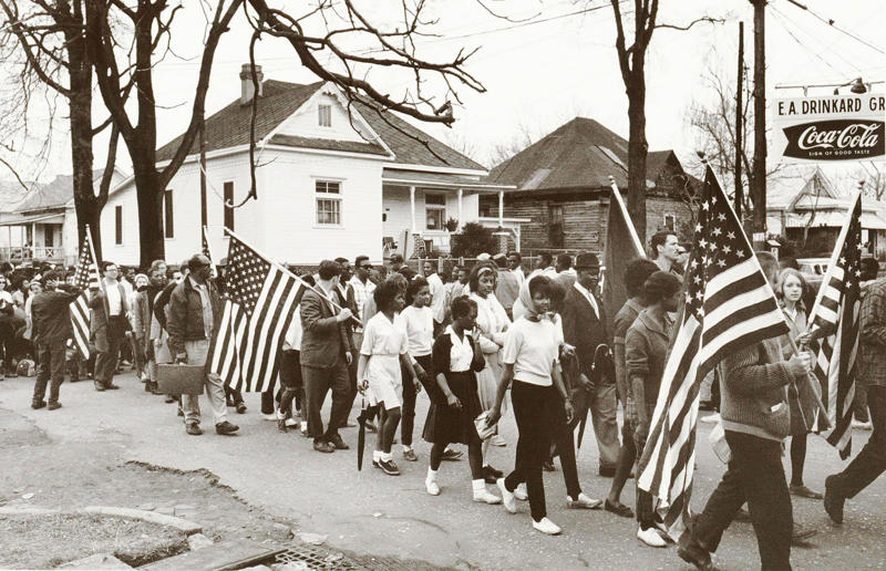 The times they are a changin', 1960: The Greensboro Sit-In, 1960: 'The pill' is born, 1960: The first televised presidential debate, 1960: John F Kennedy elected president, 1961: The Bay of Pigs fiasco dents US pride, 1961: A Freedom Bus is set on fire, 1962: Goodbye Norma Jean, 1962: The Cuban Missile Crisis, 1962: Duck and cover, 1962: Backyard fallout shelters, 1963: Martin Luther King Jr has a dream, 1963: The assassination of President Kennedy shocks the nation, 1963: Suspects from the grassy knoll, 1964: The Beatles appear on the Ed Sullivan Show, 1964: The Civil Rights Act is finally passed, 1965: A civil rights march in Alabama, 1965: The birth of the hippie, 1965: LBJ's Great Society, 1966: Black Panther Party formed, 1966: First Star Trek episode airs, 1966: Muhammad Ali is drafted to go to Vietnam, 1967: Protestors burn draft cards, 1967: Inequality continues on the battlefield, 1967: The Green Bay Packers win the first Super Bowl, 1967: The Summer of Love, 1968: Riots after Martin Luther King Jr is assassinated, 1969: One small step for man..., 1969: Woodstock, the dream, 1969: Woodstock, the reality