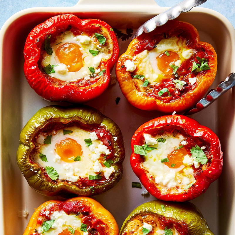 Air Fryer Deviled Eggs, Spaghetti Carbonara, Fried Rice, Huevos Rancheros, Carbonara Pizza, Shakshuka Stuffed Peppers, Pad Thai, Scallion Pancake Breakfast Wraps, Deviled Egg Pasta Salad, Shakshuka, Deviled Egg Dip, Pizza Frittata, Chicken Club Egg White Wrap, Egg Salad, Breakfast Focaccia, Sloppy Joe Eggs, Frico Egg Smash Tacos, Pizza Dough Khachapuri, Mini Steak & Egg Crunchwraps, Best Quiche, Greek Salad Cottage Cheese Bowl, Brunch Lasagna, Copycat Starbucks Spinach, Feta & Egg White Wrap, Egg Curry, Eggs In Purgatory, Egg Roll Bowls, Sheet-Pan Frittata, Eggs Benedict Rolls, Baked Feta Frittata, Brie Omelet, Breakfast Ramen
