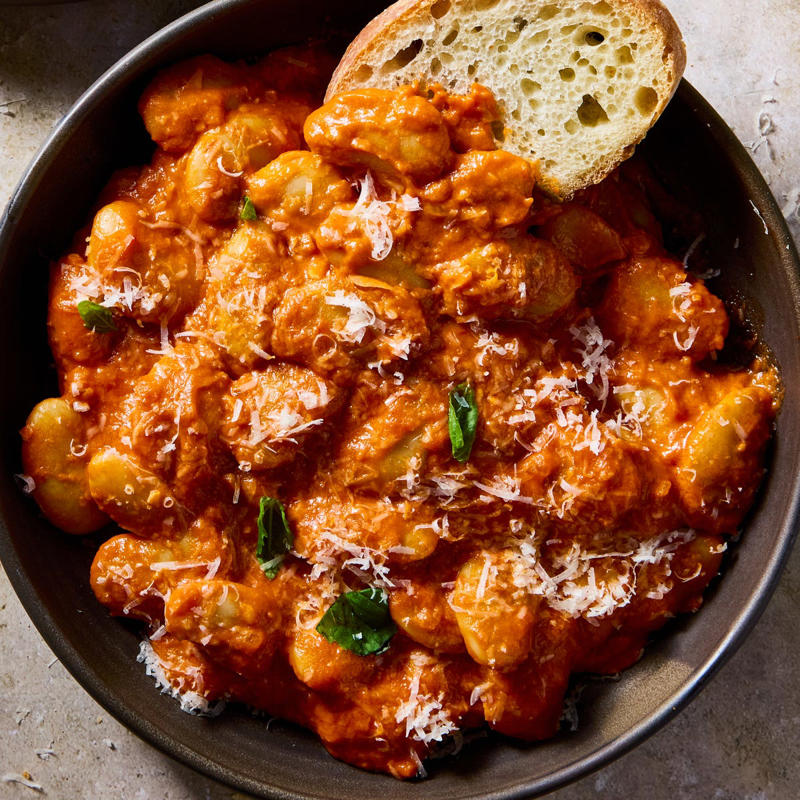 Marry Me Gnocchi, Sheet-Pan Lasagna, Million Dollar Chicken Skillet, Chicken Pesto Pasta, Creamy Cajun Shrimp Pasta, Steak Fajita Power Bowls, Chicken Quesadillas, Sesame Tofu &amp; Broccoli, Indian Butter Chickpeas, Stuffed Peppers, Pepper Steak, Hamburger Casserole, Caprese Chicken Gnocchi Skillet, Cheesy Taco Bake, Garlic Butter Shrimp Pasta, Chicken &amp; Broccoli Casserole, Pork Dumpling Bowls, Sweet &amp; Sour Tofu, Peanut Chickpea Protein Bowls, Hawaiian Shoyu Chicken, One-Pan Chimichurri Shrimp, Chicken Shawarma Sheet-Pan Dinner, Chipotle Shrimp Taco Bowls, Creamy Dijon Chicken, Sloppy Joe Orzo, Marry Me Shrimp Pasta, Miso Mushroom Crispy Rice, One-Pan Creamy Chicken &amp; Gnocchi, Salmon Piccata, Baked Spaghetti, Cheesy Bacon Ranch Chicken, Baked Feta Chickpeas, Cilantro-Lime Chicken, Spinach &amp; Artichoke White Bean Skillet, Taco Lasagna, Creamy Tuscan Chicken, One-Pan Chicken Bacon Gnocchi, Baked Feta Pasta, Chicken &amp; Broccoli, Sushi Bake, Chicken Stir Fry, Chicken Parm Pasta, Marry Me Chickpeas, Pretzel-Crusted Chicken Breast, Creamy Coconut-Lime Chickpea Skillet, Cheesy Baked Burrito Rice, Bacon &amp; Pimento Mac &amp; Cheese, Italian Meatloaf, Baked Salmon, Cheesy Broccoli Cheddar Chickpea Skillet, Philly Cheesesteak Pasta, Queso Mac &amp; Cheese, Lasagnchiladas, White Bean &amp; Smoked Sausage Skillet, Cream Of Mushroom Pastina, Mongolian Beef Ramen, Creamy Harissa Chicken &amp; Gnocchi, Creamy Lemon Garlic Shrimp, Shrimp Tacos, One-Pot Chicken Alfredo, Lemon-Brown Butter Salmon, Sausage &amp; Broccoli Burrata Pasta, Sheet-Pan Roasted Red Onion Chicken, Black Bean Sweet Potato Taco Skillet, Sheet-Pan Quesadillas, Chicken Marsala Orzo, One-Pan Eggplant Parm Orzo, Creamy Peanut-Lime Chicken With Noodles, Creamy Polenta &amp; Meatballs, Chicken Fajita Casserole, Carnitas Tamale Pie, Arroz Con Pollo, Pad Thai , Taco Spaghetti, Chicken Florentine Pasta, Marry Me Meatballs, Chicken Parmesan, BBQ Protein Bowls, Mediterranean Pizza, Brown Sugar Salmon, Sloppy Joes, French Bread Pizza, Creamy Tuscan Butter White Bean Skillet, Smash Burger Tacos, Beef &amp; Rice Stuffed Poblano Peppers, Burger Bowls, Chicken Enchiladas, Mexican Beef 'N' Rice Skillet, Chicken Curry, One-Pan Coconut-Lime Chicken, Chicken Tacos, Orange Chicken, Taco Gnocchi Bake, Tofu Stir-Fry, Cheesy Chicken &amp; Pepper Bake, Beef &amp; Broccoli, Salmon &amp; Potato Skillet, Pizza Spaghetti, Shrimp Fettuccine Alfredo, Enchilada Casserole, One-Pot French Onion Pasta, Creamy Chipotle Shrimp Pasta, Sloppy Joe Casserole, Egg Roll Bowls, Thai-Style Red Curry Meatballs, Marry Me Chicken, Peruvian-Style Chicken With Green Sauce, Butter Beans Alla Vodka, Miso Bolognese, Dirty Martini Steak Frites, Enchilada Stuffed Shells, One-Pan Salmon &amp; Orzo, Sheet-Pan Sausage &amp; Vegetables, One-Pot Green Chile Chicken &amp; Rice, Chicken Broccoli Alfredo Pizza, One Skillet Creamy Thai Basil Chicken, Steak &amp; Potato Skillet, Everything Bagel Crusted Salmon, Halal Cart-Style Cauliflower Bowls, Whipped Ricotta Pasta, Baked Ziti, Feta &amp; Herb Crusted Salmon, Greek Lemon-Butter Chicken &amp; Smashed Potatoes, Cabbage Roll Skillet, Za'atar Sheet Pan Chicken, Coconut Curry Salmon, Chicken Tikka Alfredo