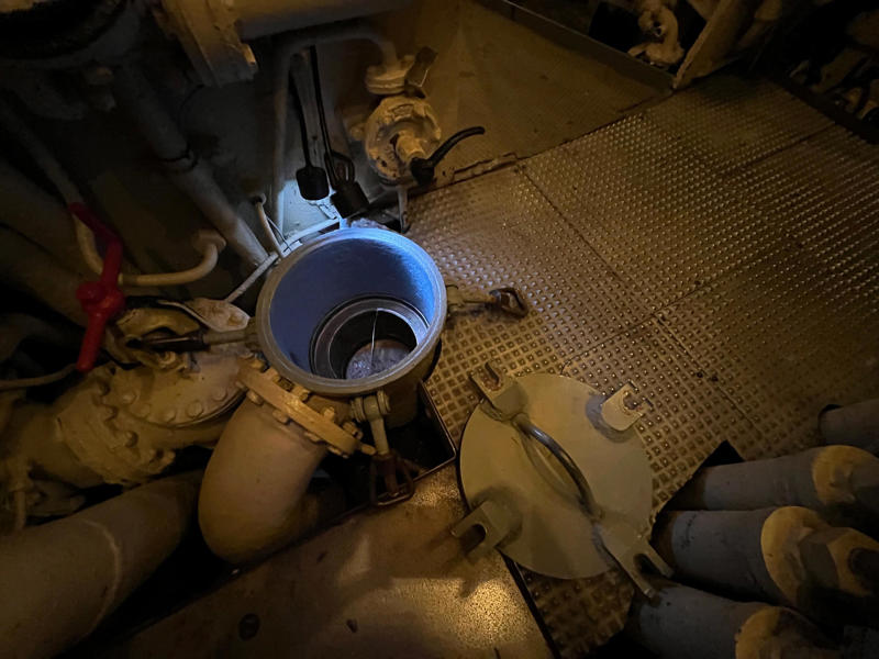 Salvaging the U-505 Bullet holes can be seen all over the conning tower., The first stop on my tour was the petty officer's quarters., When the U-505 was on patrol, it carried 12 tons of food., The crew had to navigate various challenges while underwater, including high temperatures., All calculations before firing a torpedo were done with pen and paper., The US Navy captured the U-505 on June 4, 1944., To prevent the U-505's capture, the Germans tried one last trick., On September 2, 1954, the submarine was hauled across Lake Shore Drive in Chicago., At first, the submarine was displayed outside the museum.