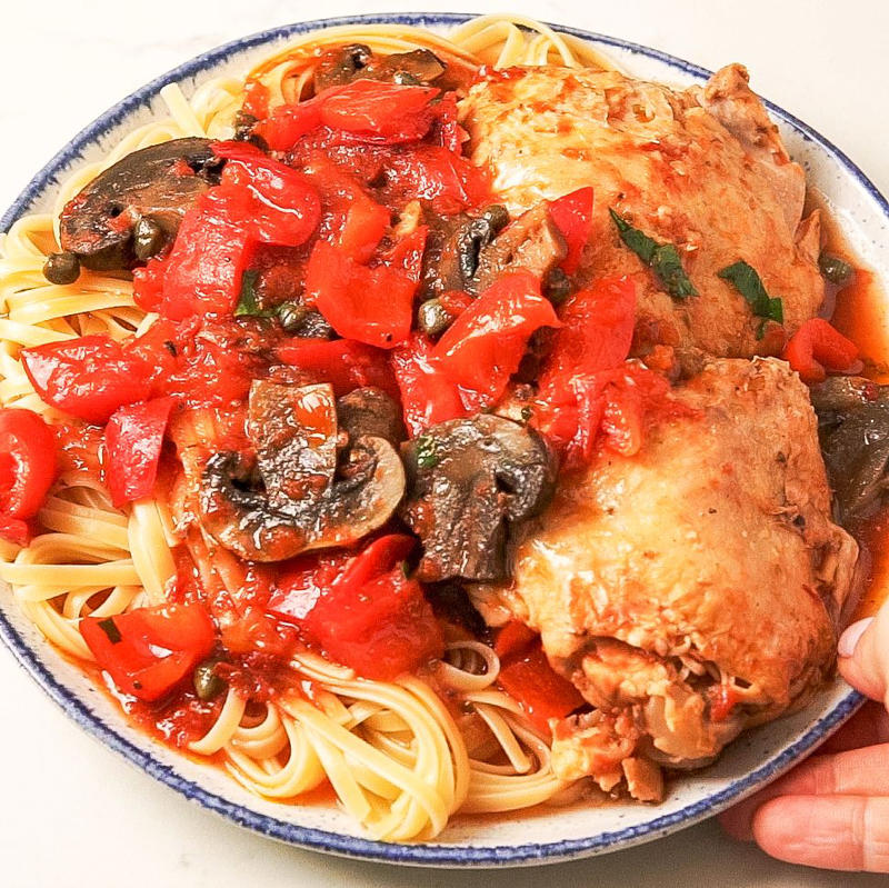 How To Make Slow-Cooker Chicken Cacciatore, Recipe Tips, Ingredients, Directions, What To Serve With Chicken Cacciatore, Made This?