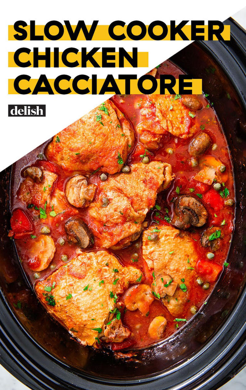 How To Make Slow-Cooker Chicken Cacciatore, Recipe Tips, Ingredients, Directions, What To Serve With Chicken Cacciatore, Made This?