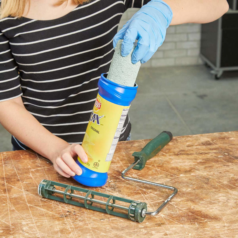 An Excuse to Snack While Painting The Easiest Way to Refresh Dry Wood Putty, Make Your Own Car Air Freshener, An Excuse to Snack While Painting, One Cent Toilet Shims, Toilet Paper Roll Wrapping Paper Sleeve, Shoe Box Touch-Up Paint Kit, Oil Bottle Hardware Storage, Safer Blade Disposal, Tin Can Glue Bottle Storage